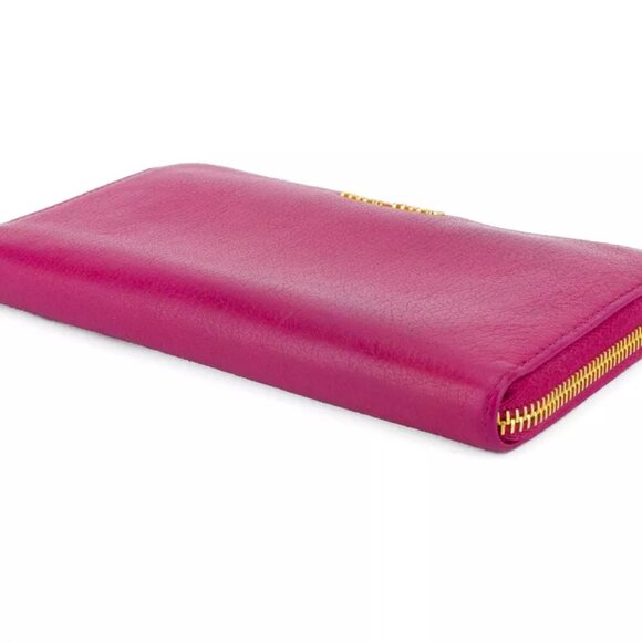miu miu wallet pink leather Authentic used - Picture 3 of 9